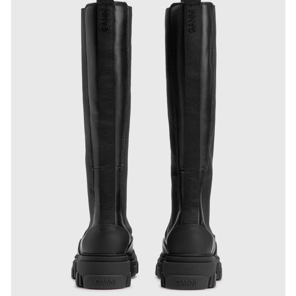 Ganni size 8 lug boots